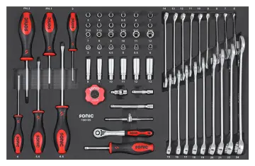 Combination 1/4", screwdriver and wrench set SFS-M 61-pcs. redirect to product page